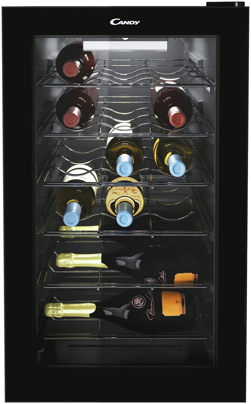 Candy CWC021MKN 21 Bottle Wine Cooler - Black
