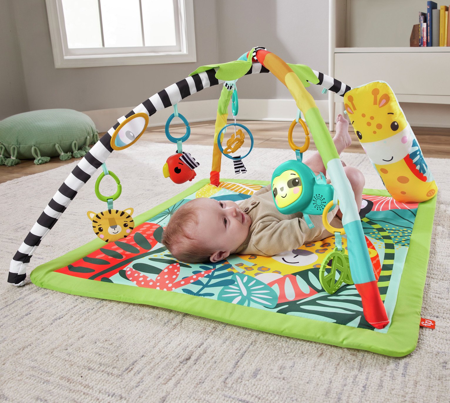 Fisher-Price 3-in-1 Rainforest Sensory Baby Gym