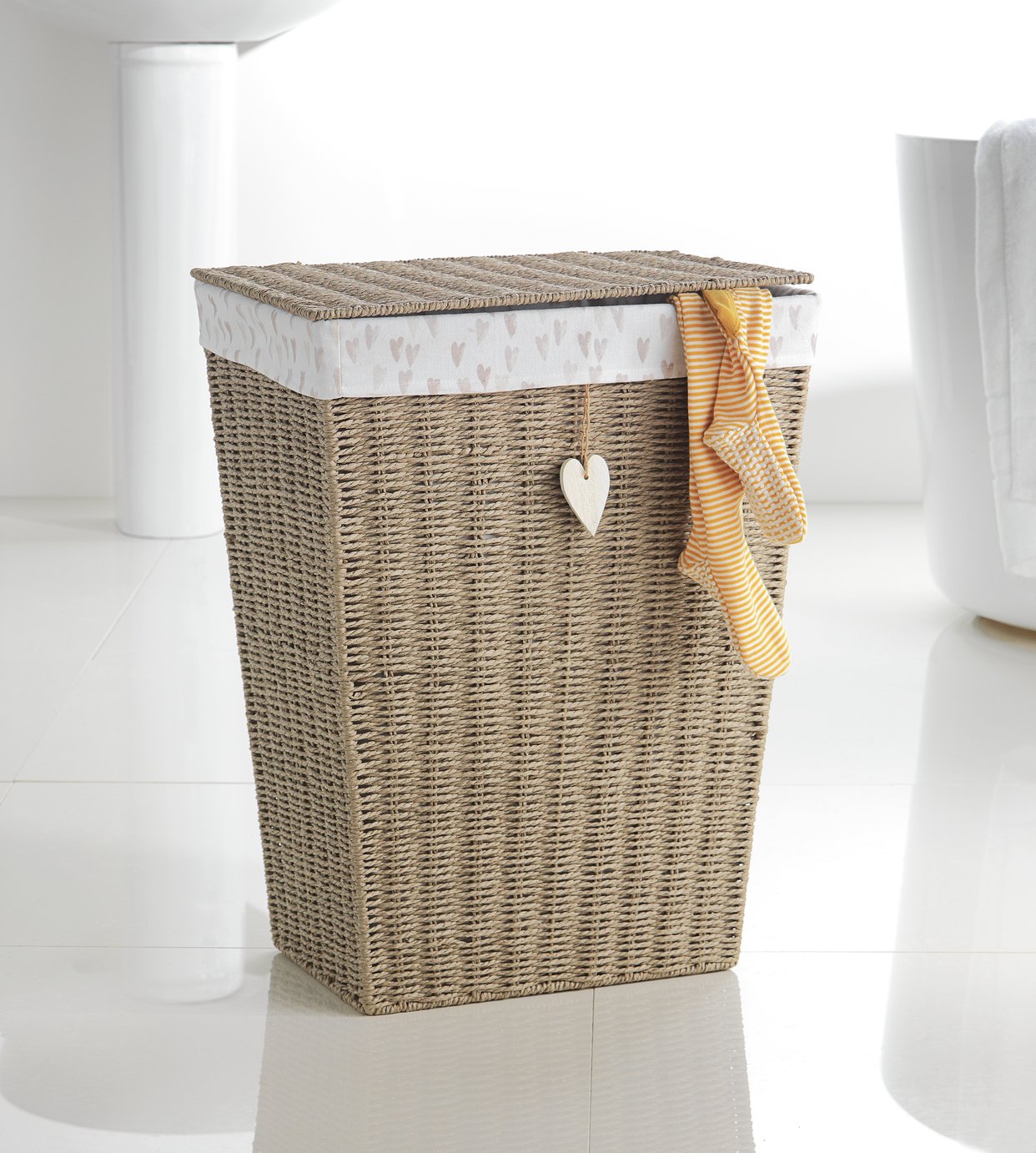 Argos Home Heart Laundry Basket Review