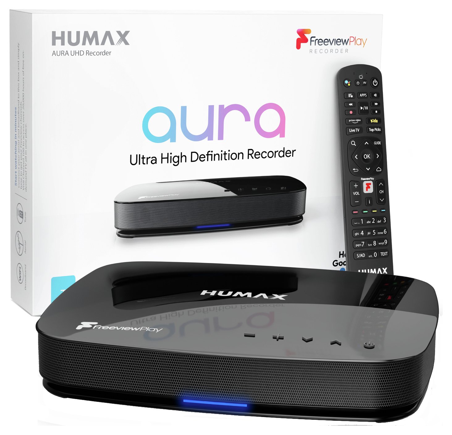 Humax Aura 1TB Smart Freeview Play 4K TV Recorder