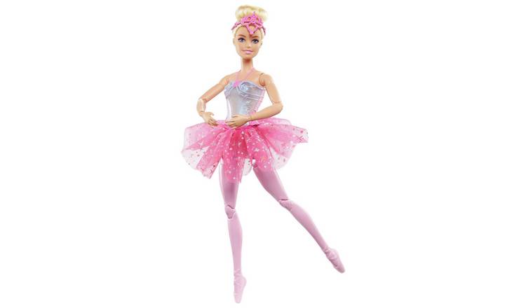 Buy Barbie Twinkle Lights Feature Ballerina Doll 29cm Dolls Argos