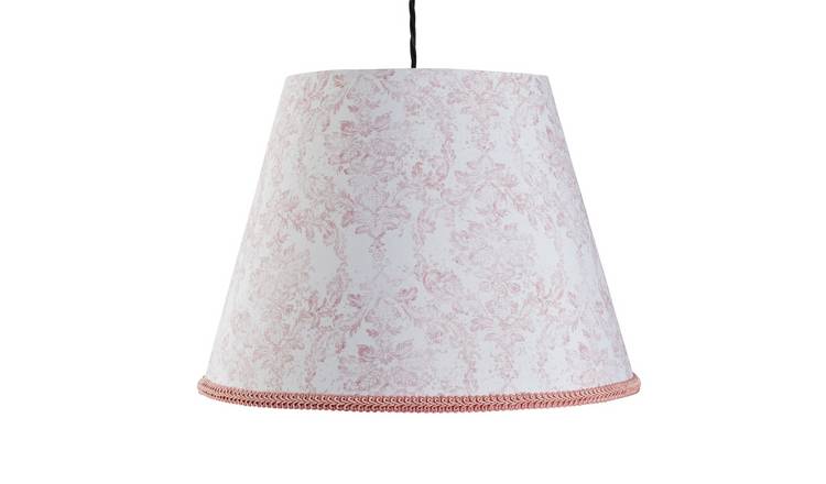 Buy Argos Home Le Marais Printed Tapered Shade Pink White