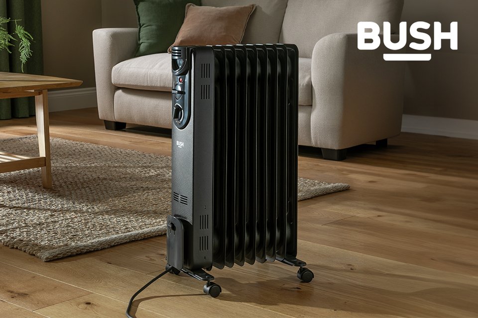 Bush. Discover perfect heating solutions to keep cosy.