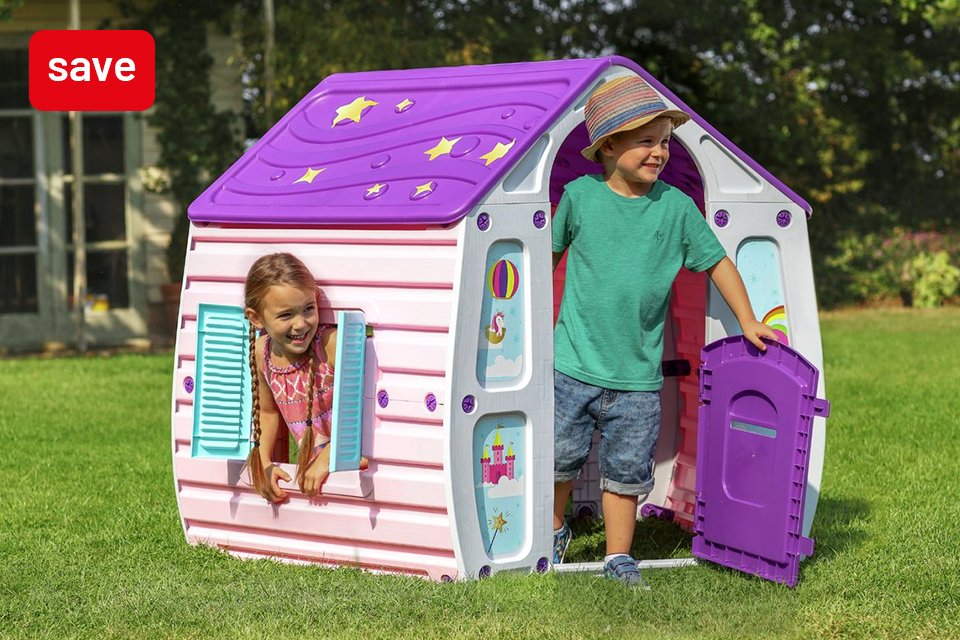 Save 20% on selected outdoor toys using code PLAY20 Includes playhouses, trikes, bikes and more!