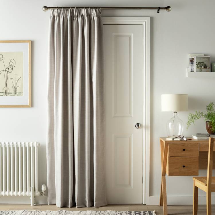 Argos Home Thermal Door Curtain - Grey 0
