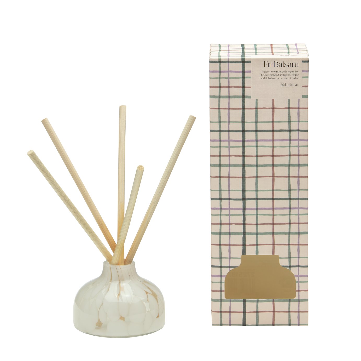 Habitat Scented Ceramic Reed Diffuser - Fir Balsam