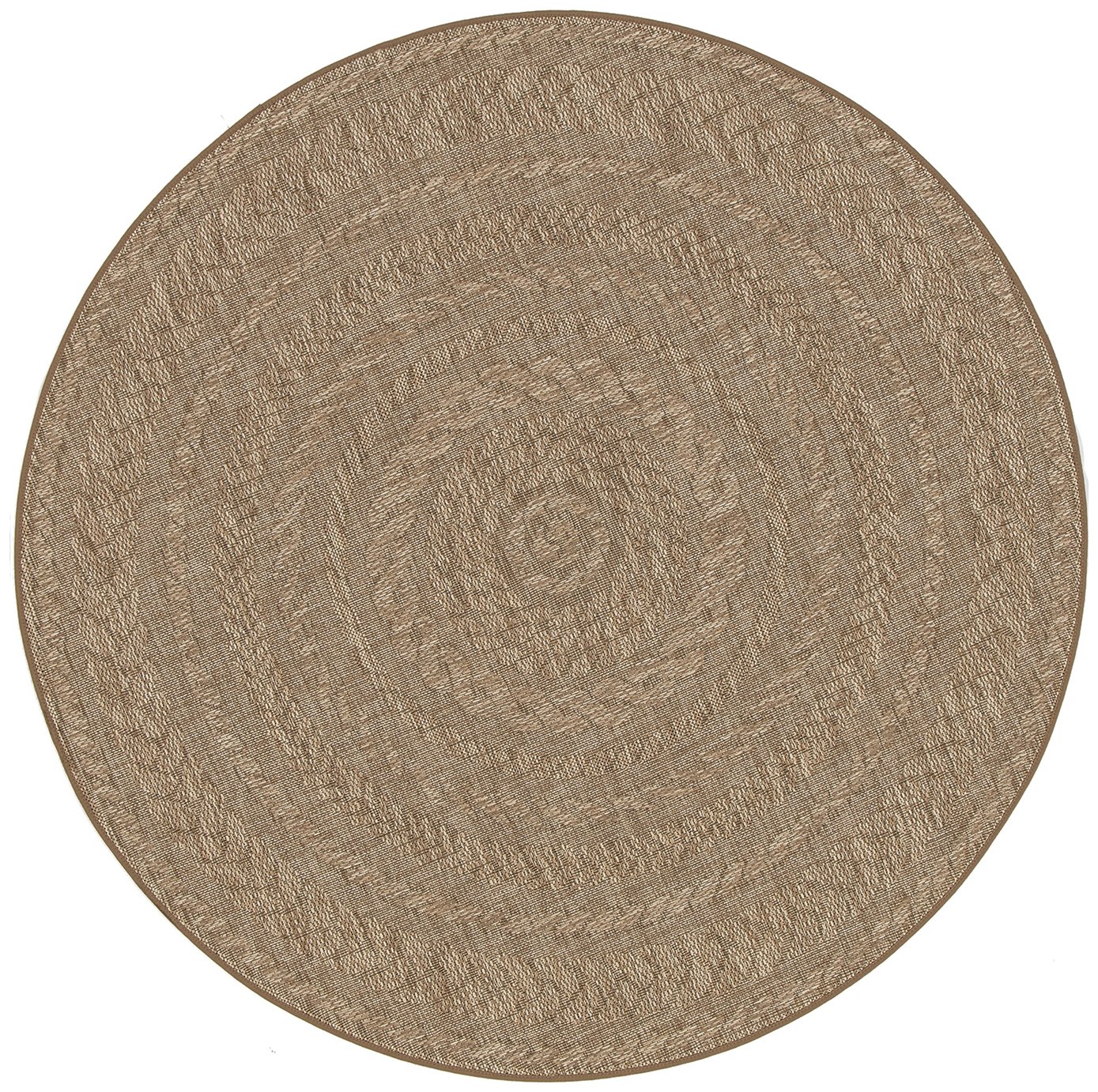 Homemaker Jute Natural Circular Outdoor Rug (2725204) Argos Price
