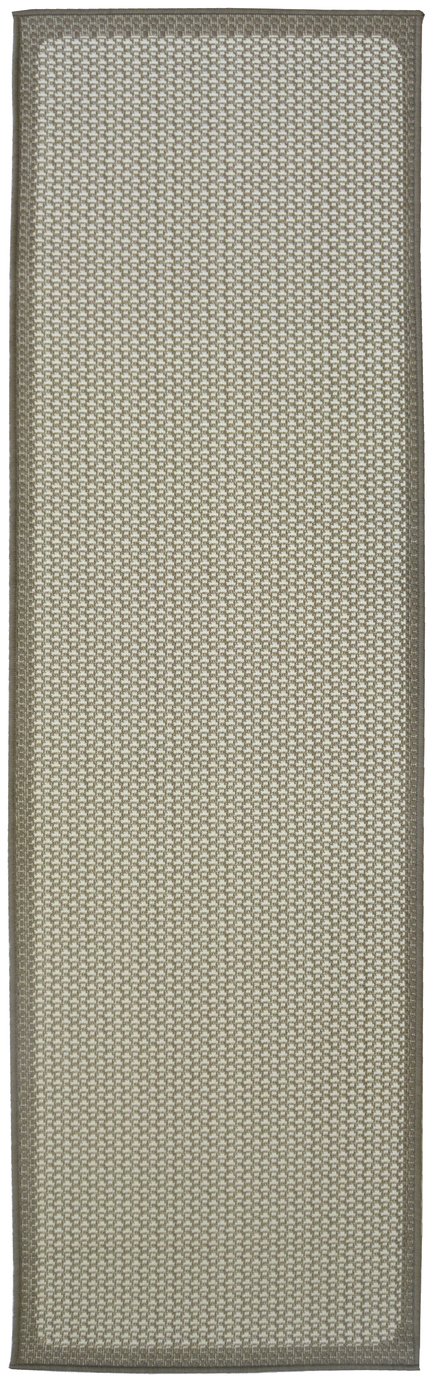 Relay HydroFlex Boarder Natural Outdoor Rug