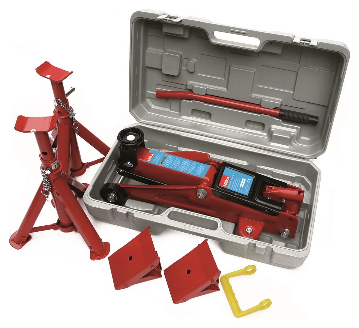 Hilka 2 Tonne Trolley Jack Kit in Case