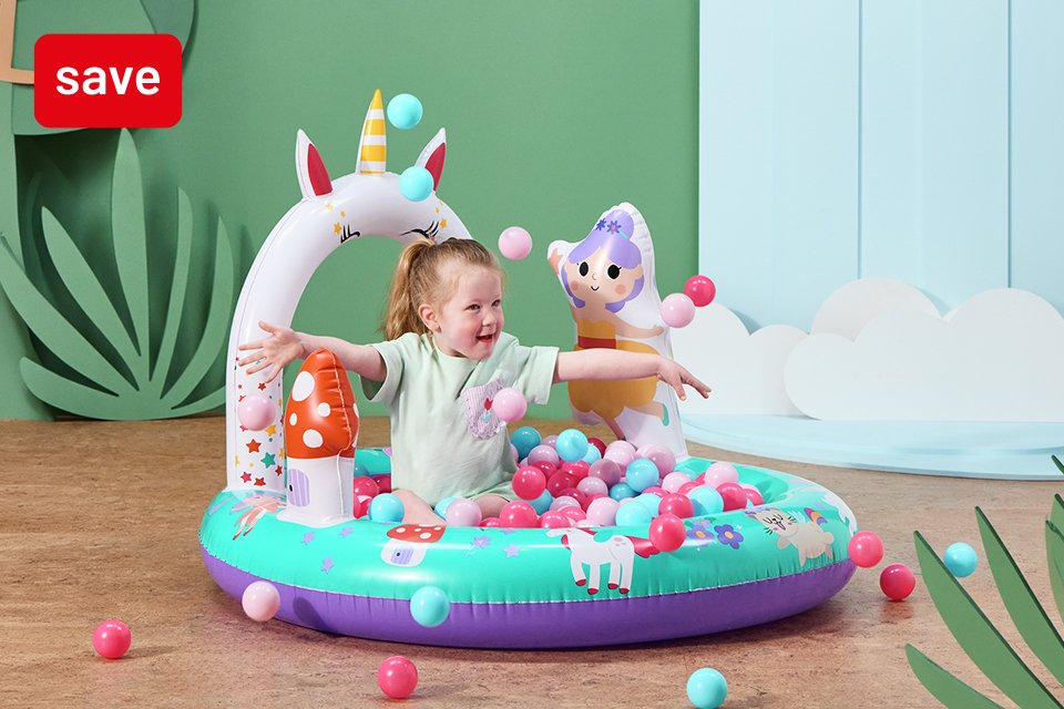 Save up to 1/2 price on selected outdoor toys.