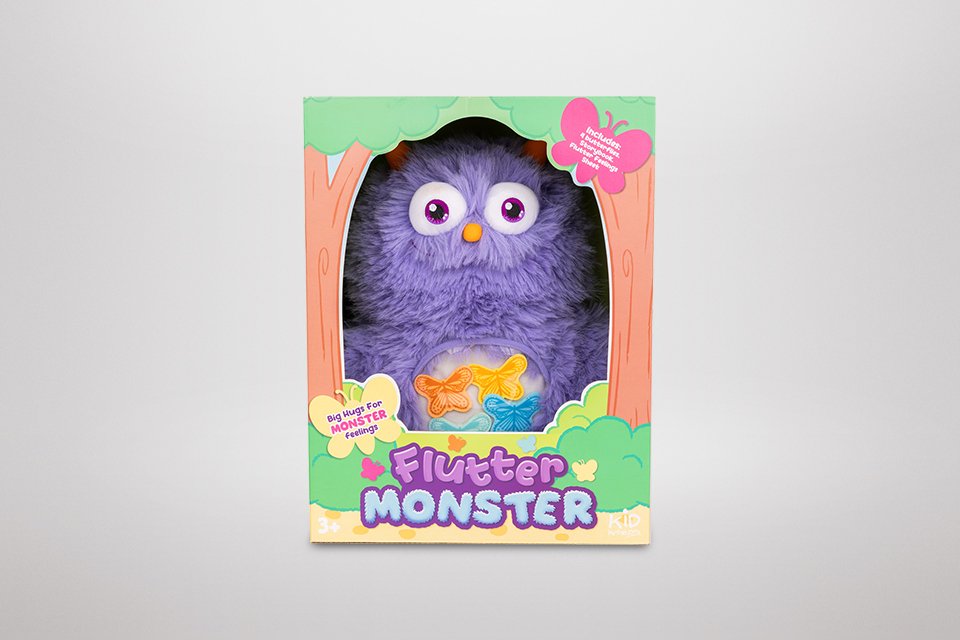 Flutter Monster 40 cm Soft Toy.