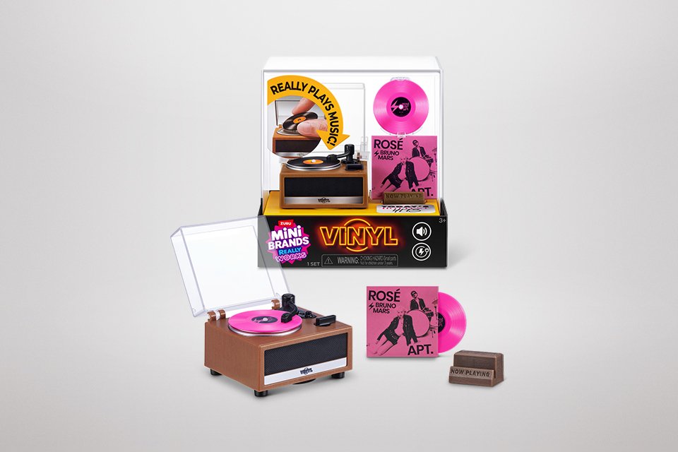 Mini Brands Really Works Vinyl Playset.