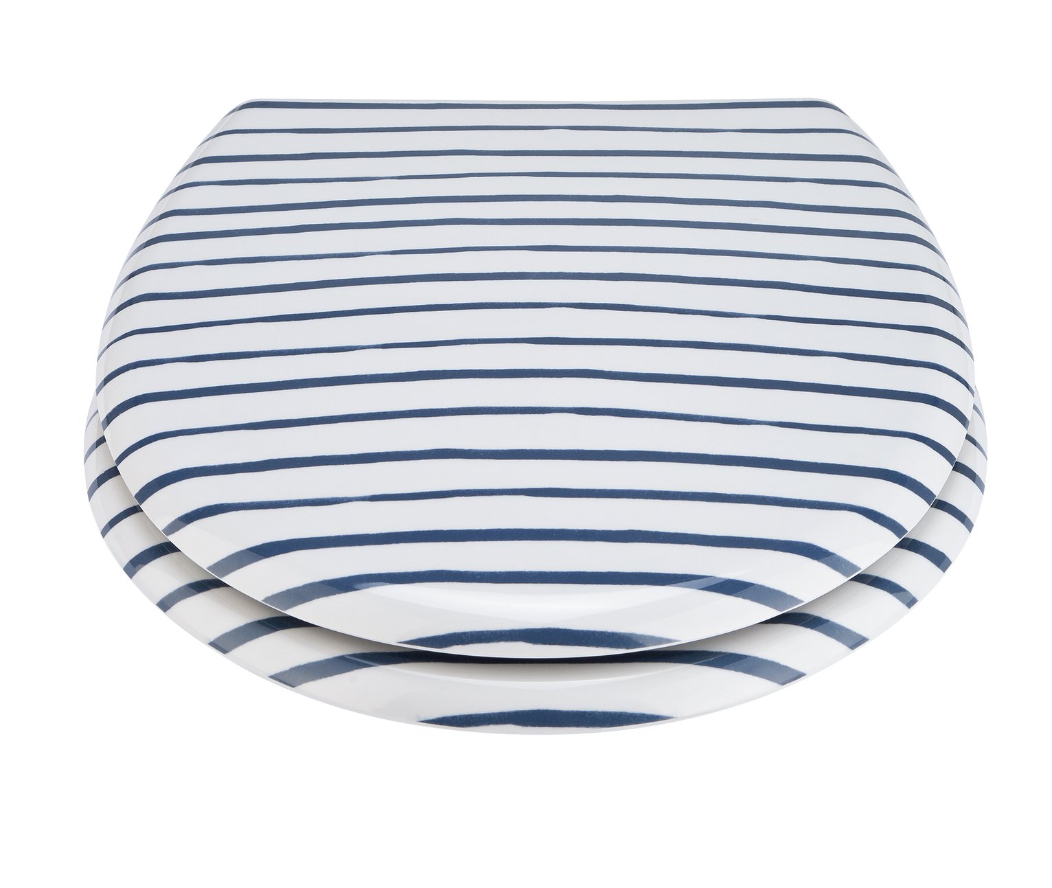 navy and white striped paper lanterns