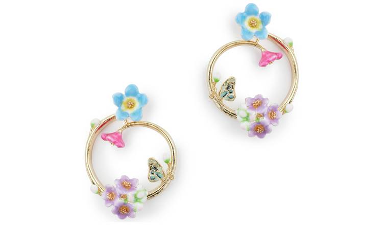 Argos hot sale opal earrings