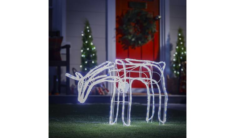 Argos Home Animated Nodding Reindeer Christmas Decoration