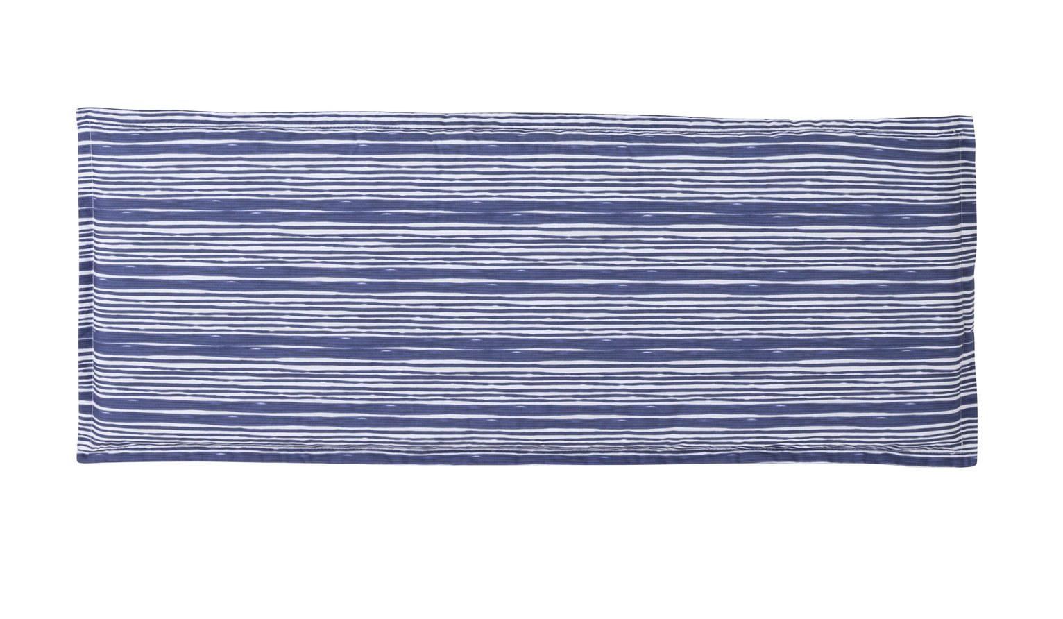 Argos Home Coastal Stripe Garden Bench Cushion - Blue