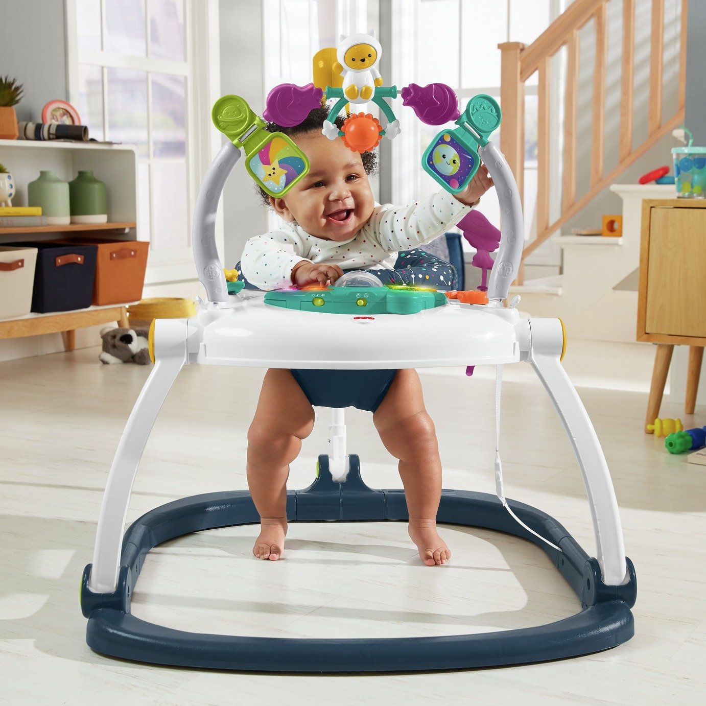 Fisher-Price Astro Kitty SpaceSaver Jumperoo Activity Center review
