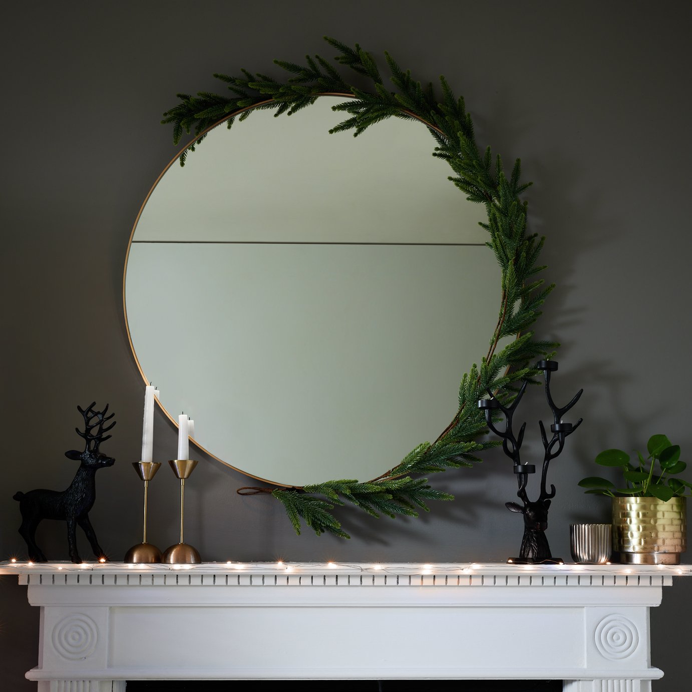 Habitat Natural Look Faux Christmas Garland