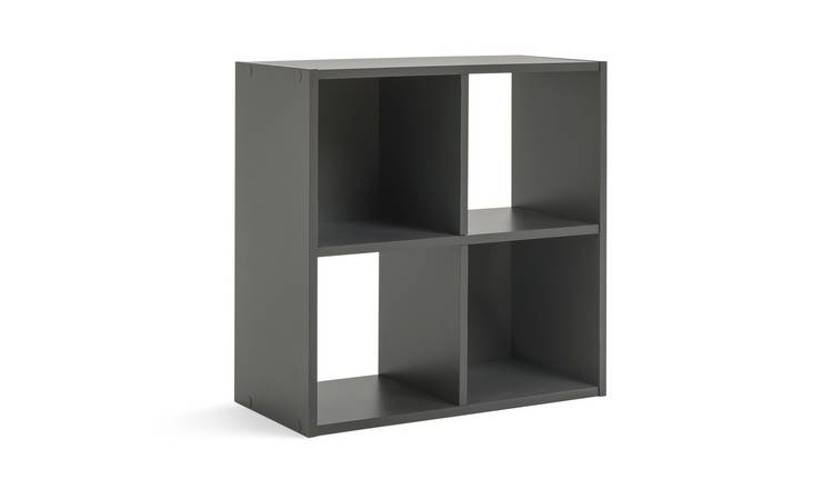 Grey 4 cube storage shop unit