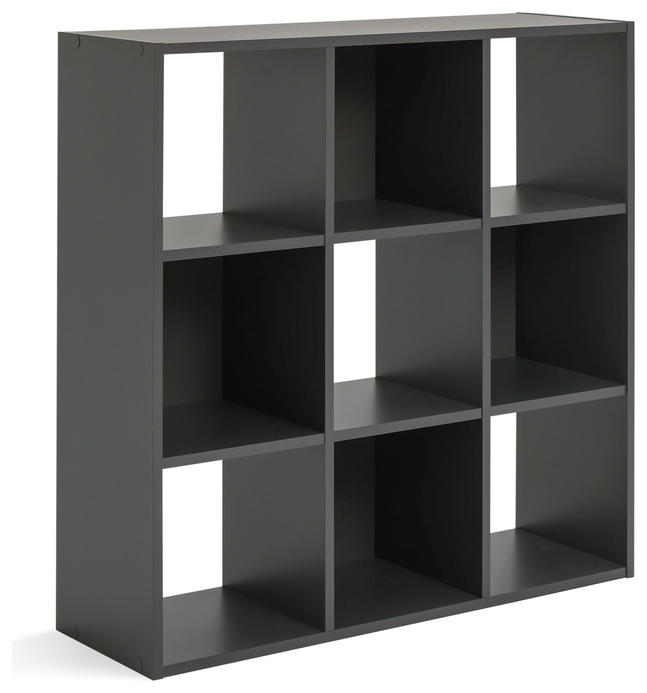 Habitat Squares 9 Cube Storage Unit - Dark Grey