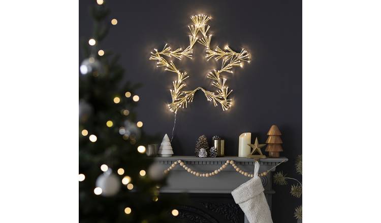 Argos Home Iron Frame Star Shaped Christmas Light