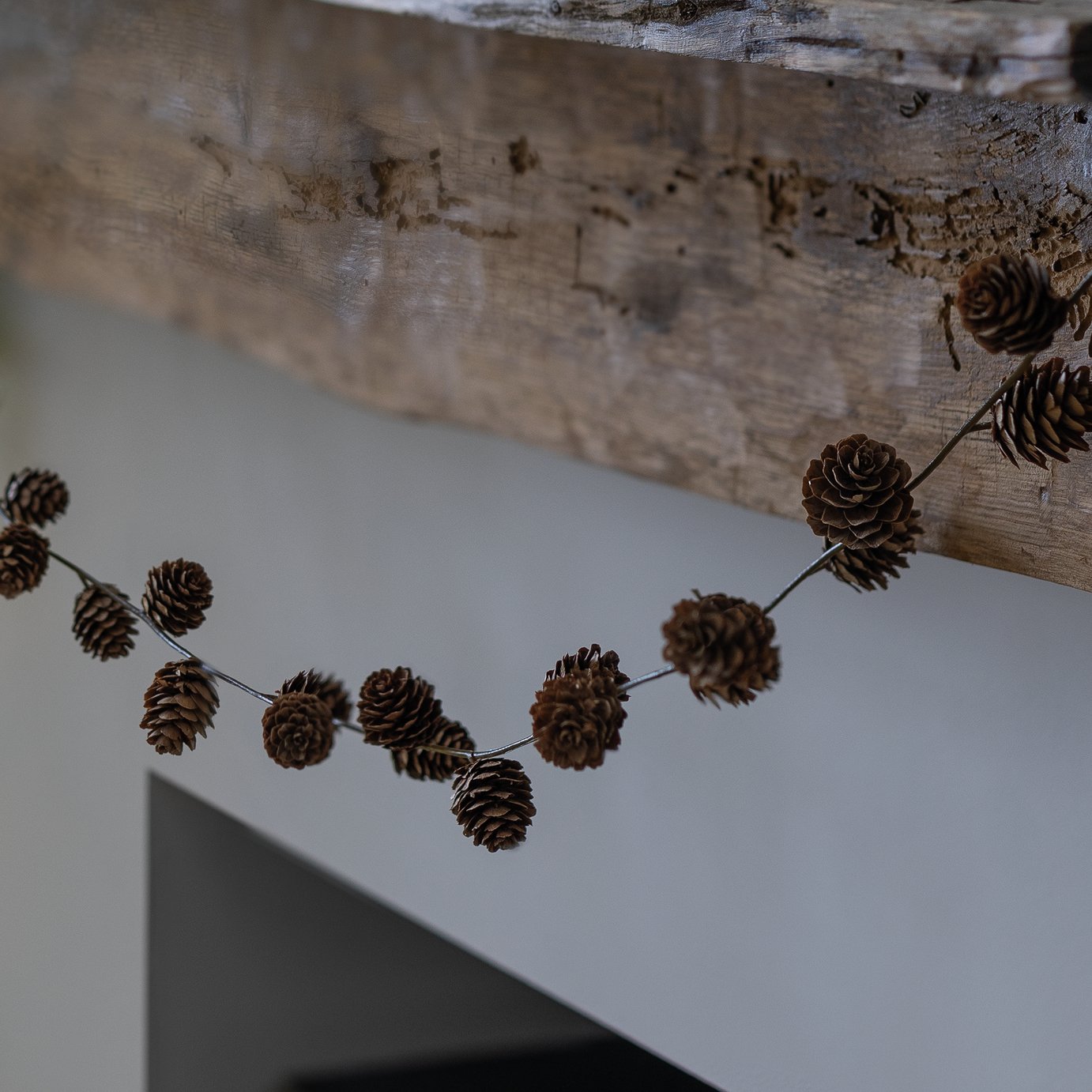 Habitat Pinecone Christmas Garland