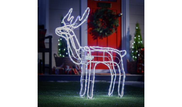 Habitat Animated Gazing Reindeer Christmas Decoration