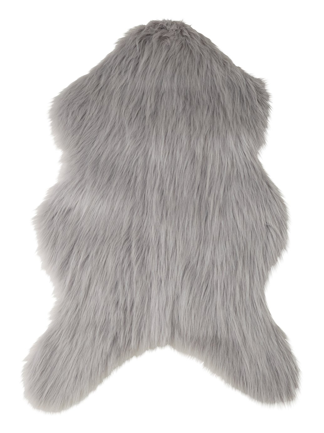 Habitat Faux Shaggy Rug - 60x90cm - Dove Grey