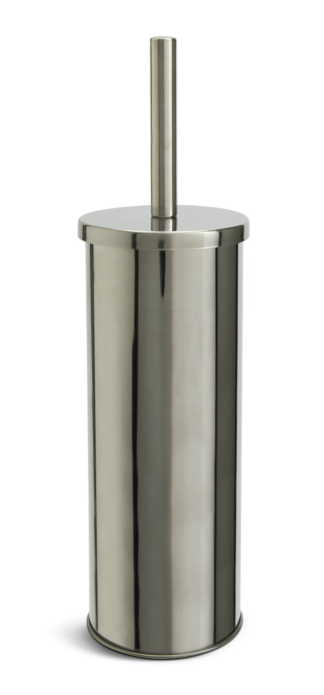 Habitat Stainless Steel Toilet Brush - Silver