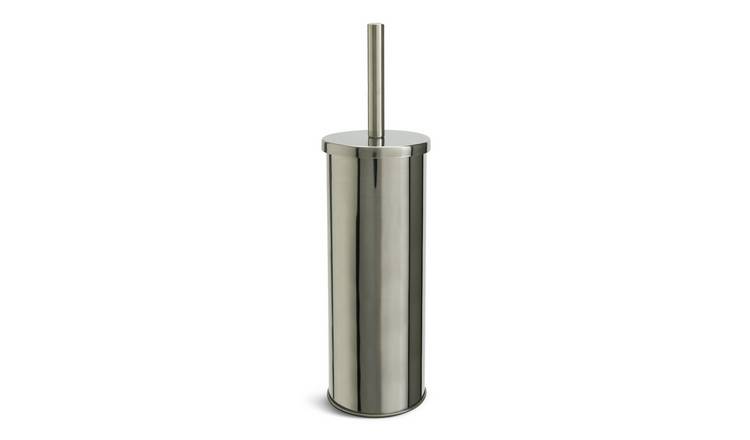 Argos Home Stainless Steel Toilet Brush - Silver