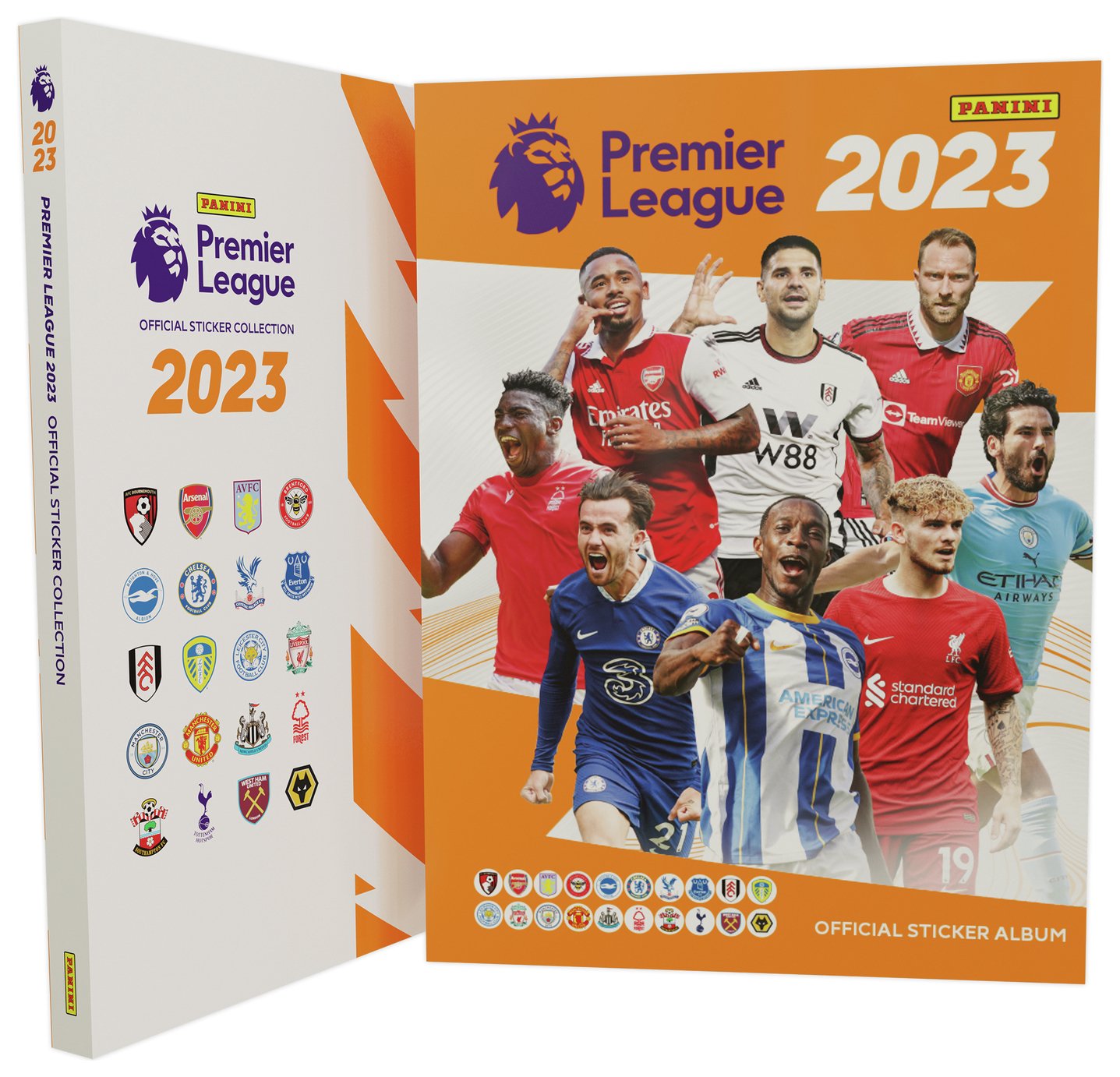Panini Premier League 2023 Sticker Collection Hardback Album