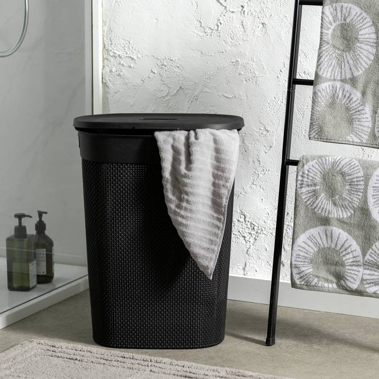 Argos Home 50 Litre Laundry Hamper - Black 0