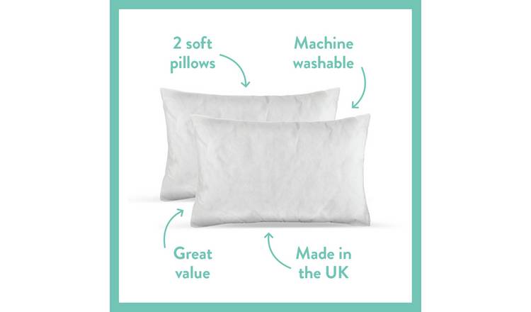 Buy Dreamwell Soft Support Front Pillow 2 Pack Pillows Argos