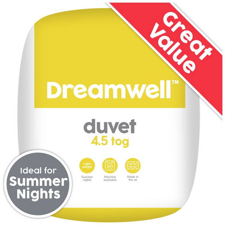 Dreamwell Light Weight 4.5 Tog Duvet - Kingsize 0
