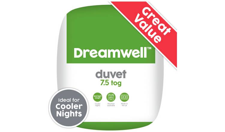 Dreamwell Medium Weight 7.5 Tog Duvet - Single