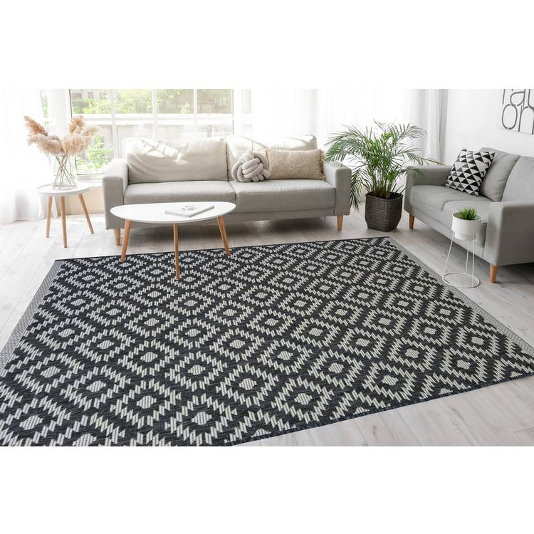 Genesis Grey Indoor Outdoor Rug - 160X230 0