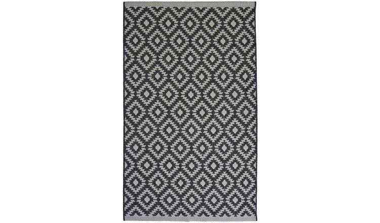 Buy Homemaker Genesis Grey Indoor Outdoor Rug - 200X290 | Outdoor rugs ...