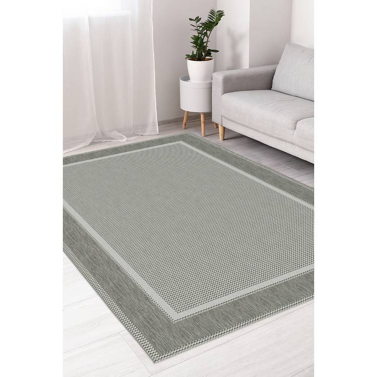 Solstice Grey Indoor Outdoor Rug  0