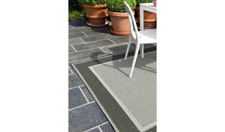 Solstice Grey Indoor Outdoor Rug - 200X290cm