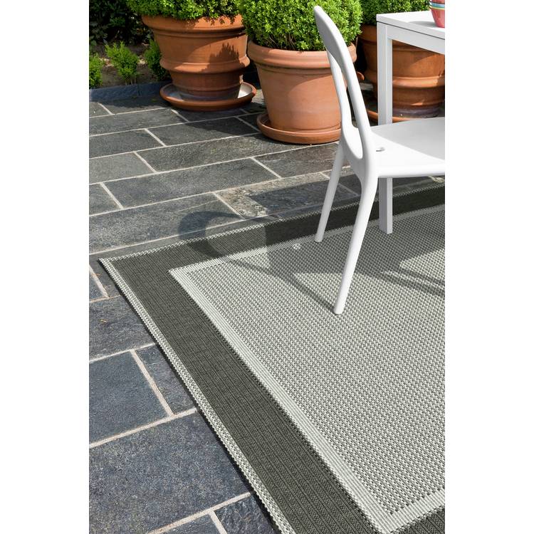 Solstice Grey Indoor Outdoor Rug - 200X290cm 0