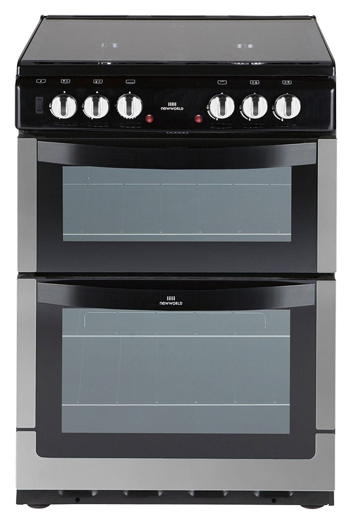 New World 601DFDOL Double Dual Fuel Cooker - Stainless Steel