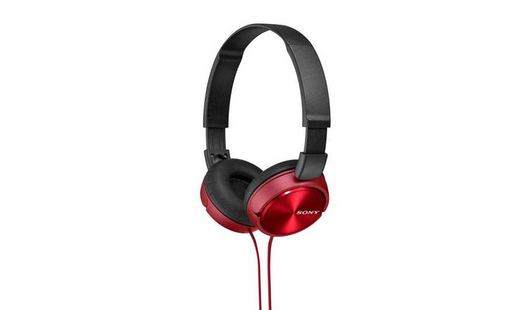 Sony ZX310 On-Ear Headphones - Red