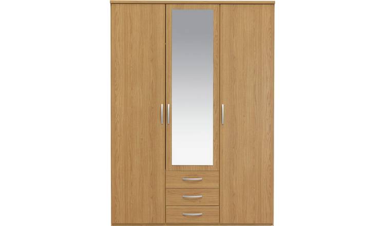 Buy Argos Home New Hallingford 3 Dr 3 Drw Wardrobe Oak Effect