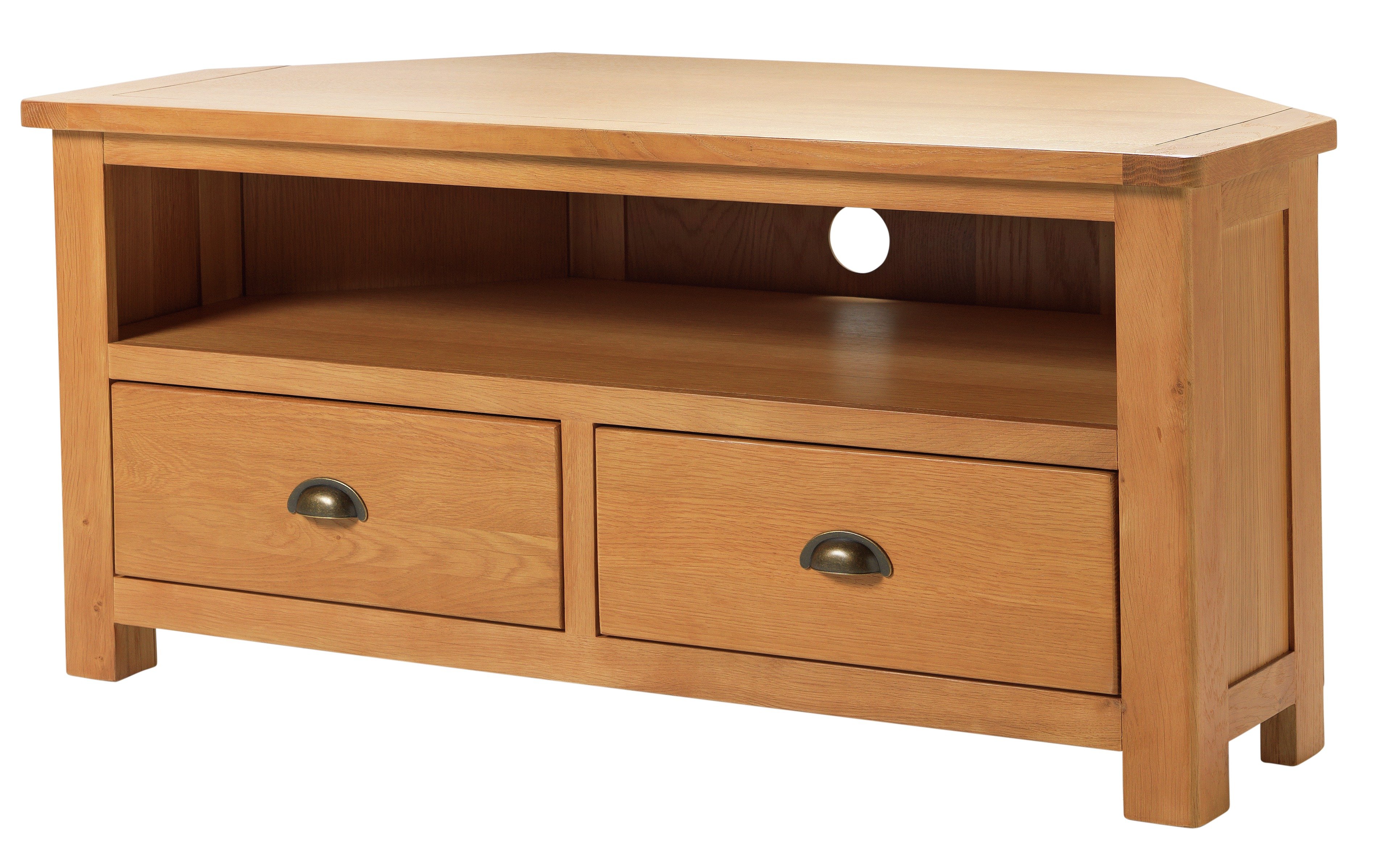 Argos Home Kent 2 Drawer Oak & Oak Veneer Corner TV Unit Reviews