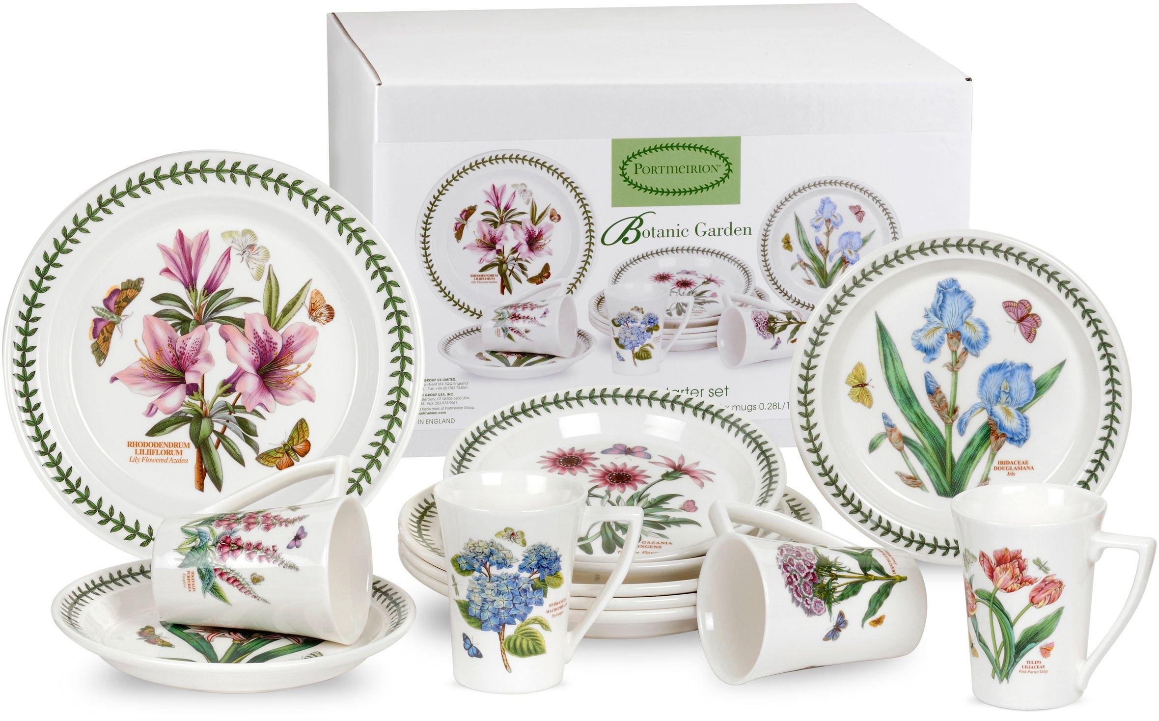 Portmeirion Botanic Garden 12 Piece Ceramic Dinner Set