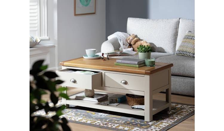 Buy Argos Home Kent 2 Drawer Oak Oak Veneer Coffee Table Coffee Tables Argos