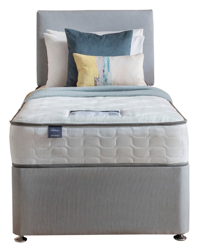 Silentnight Middleton 800Pkt Comfort 2Drw Single Divan -Grey Review