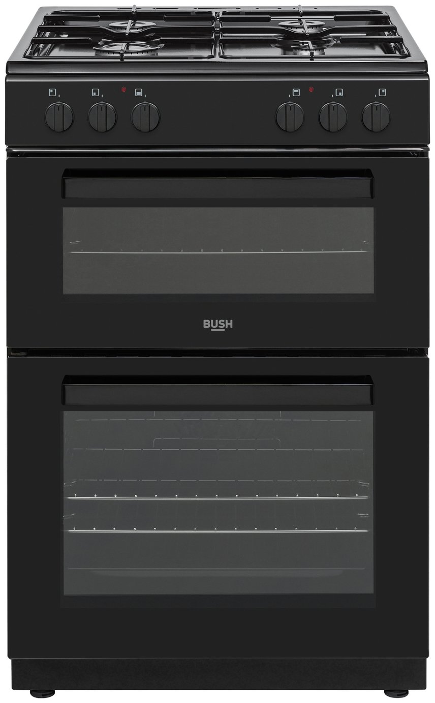 Bush CTFS60DFCB 60cm Double Oven Dual Fuel Cooker - Black