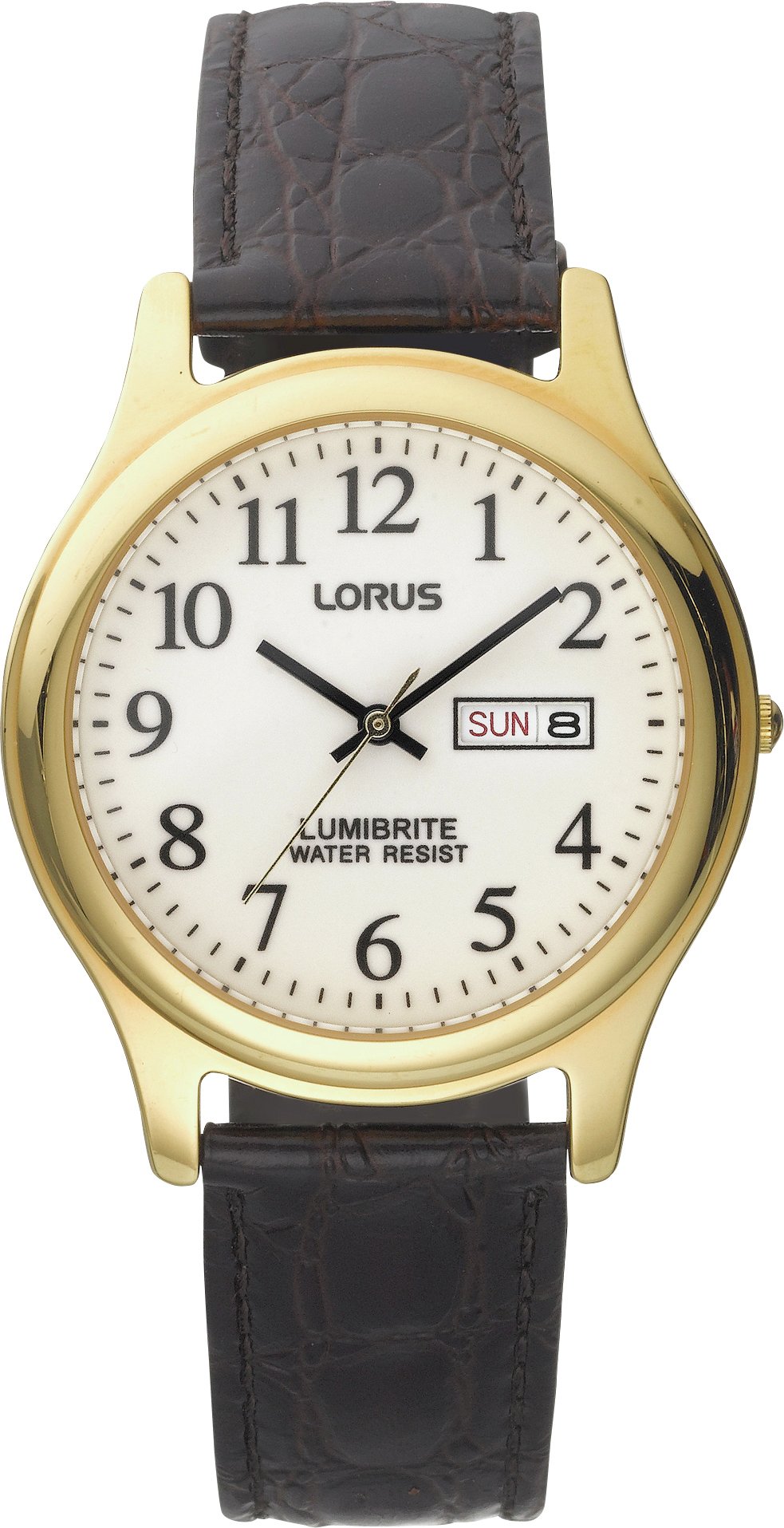 Lorus full lumibrite online dial watch