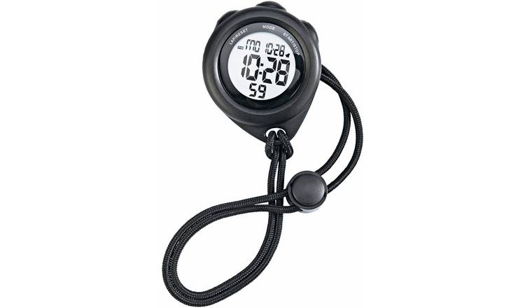 Peers Hardy Kid's Black Fabric Strap Sports StopWatch